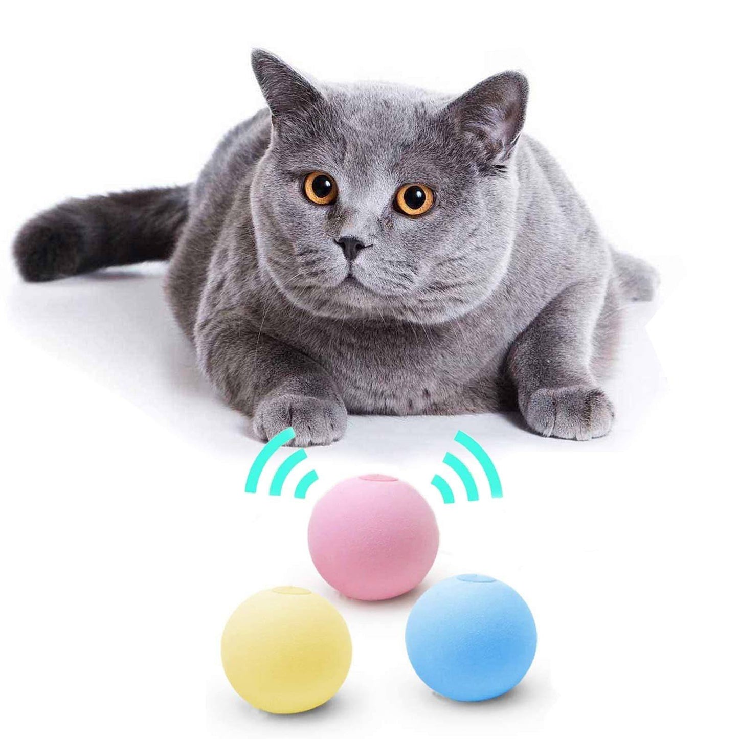 SmartBall™ - Balle intelligente d'apprentissage pour chat - FUNCHATSTIQUE